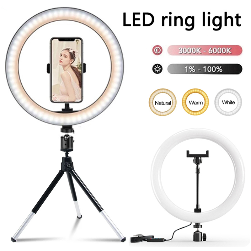 Webcam Ring Light - 12 inch LED Ringlamp Fotografieverlichting Telefoon