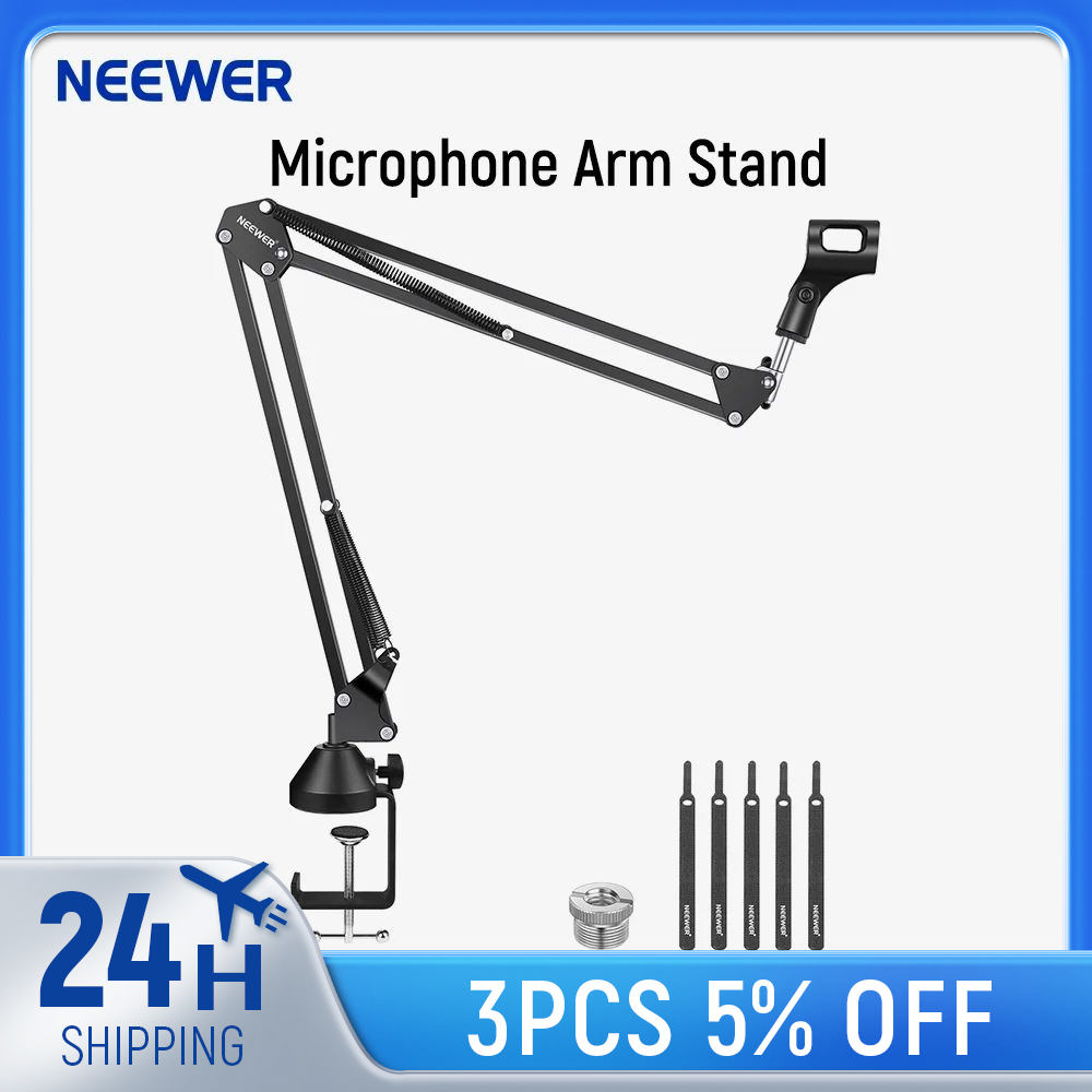 Microphone Arm Boom - Neawer Microfoonarmstandaard, Ophangingboom Schaararm Standaard Met