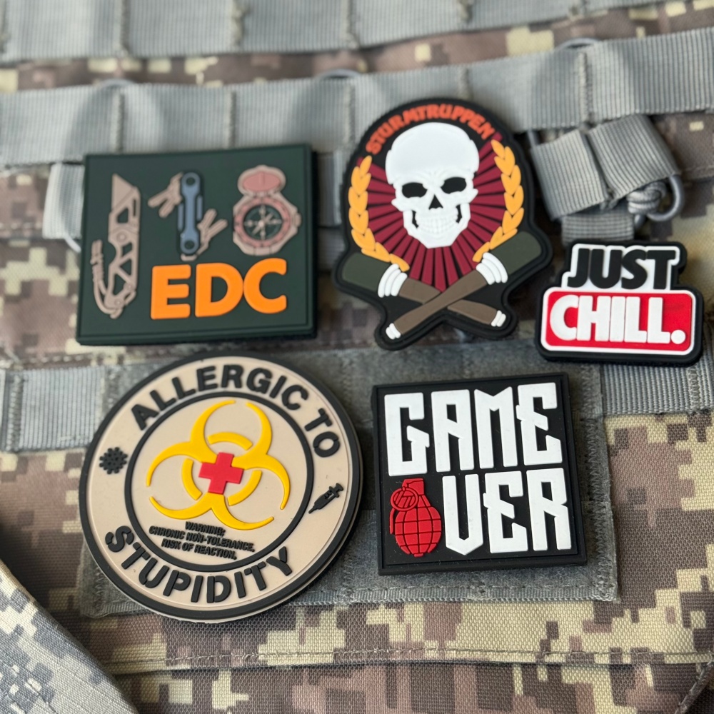 Esports Gaming Jacket - Tactische rubberen patchbundel met grappige gamer-citaaten,
