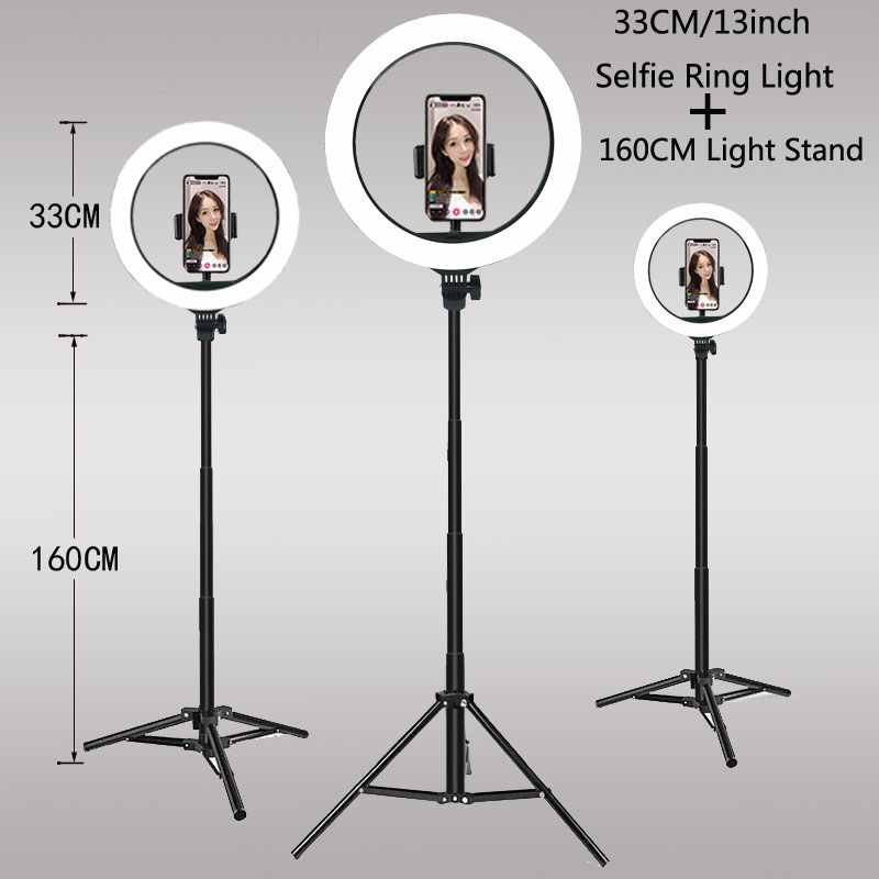 Webcam Ring Light - 26 33 CM Videolampen Dimbaar Licht