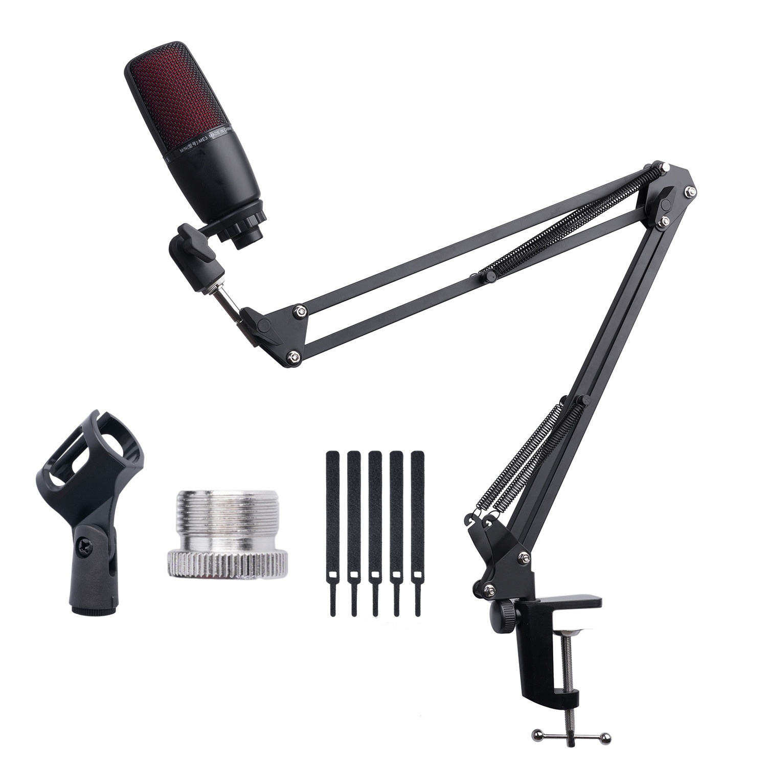 Microphone Arm Boom - Uitschuifbare opnamemicrofoonhouder Suspension Boom Scissor Arm