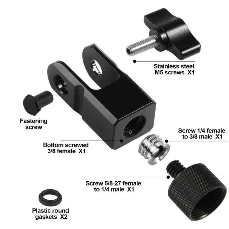 DT76 microfoonadapter 3/8-inch - Microphone Arm Boom recensie en prijs
