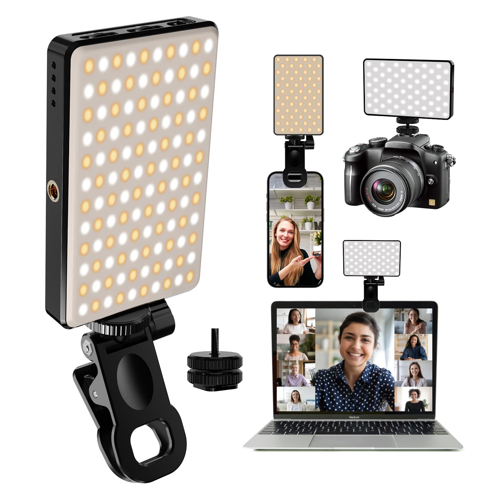 LED Selfie Licht 3000 Mah 120  - Webcam Ring Light recensie en prijs