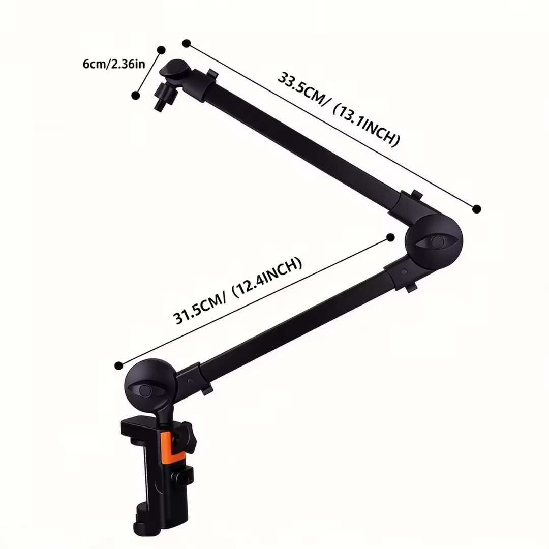 Veerloze microfoonarm, opvouwb - Microphone Arm Boom recensie en prijs