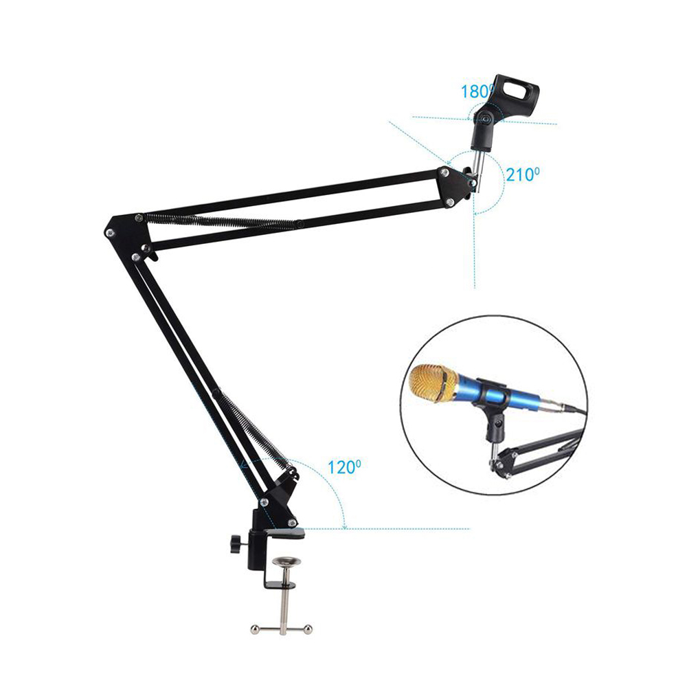 Opvouwbare metalen uitschuifba - Microphone Arm Boom recensie en prijs