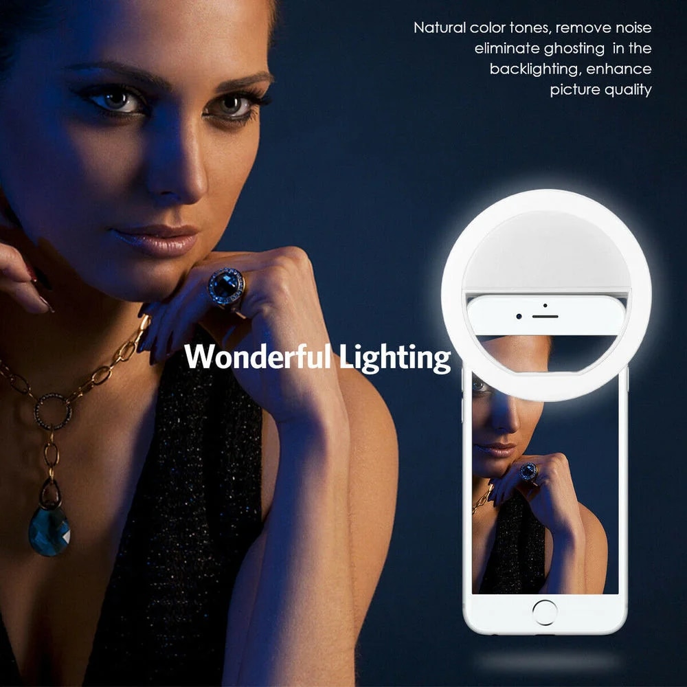 1 st USB-oplaadkabel LED Selfi - Webcam Ring Light recensie en prijs