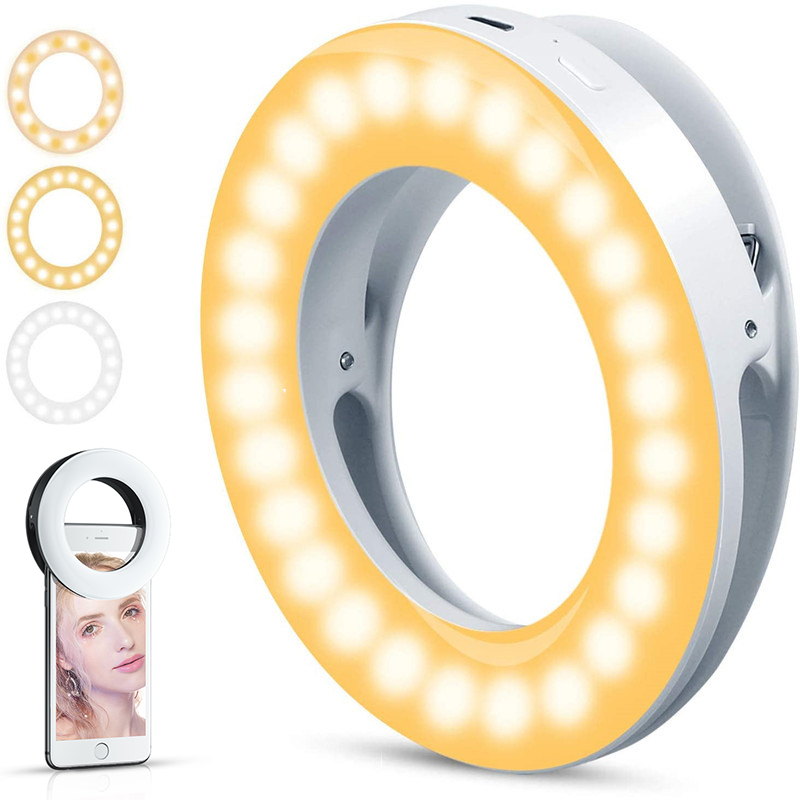 Upgrade 3200 K-6500 K LED Clip - Webcam Ring Light recensie en prijs