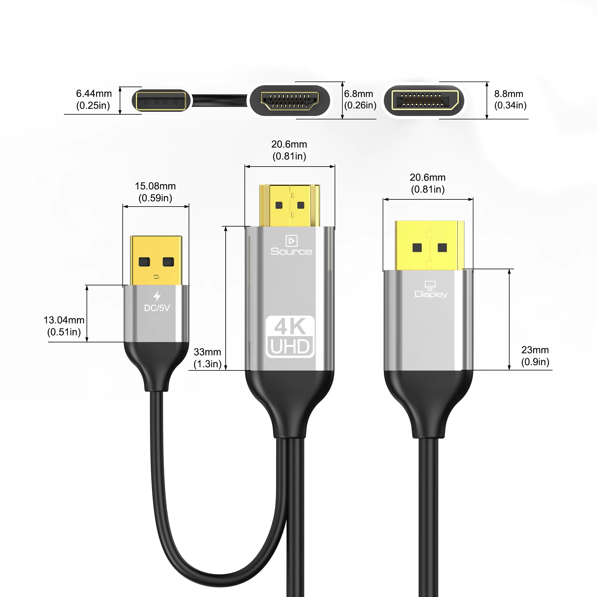 HDMI naar DP-converterkabel me - Esports Gaming Bundle recensie en prijs