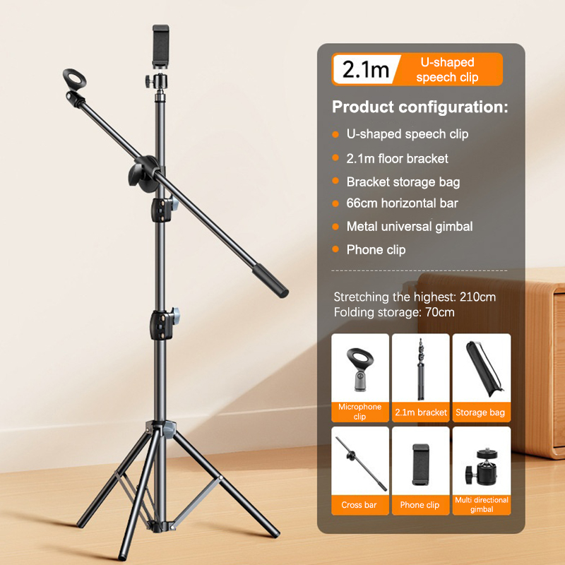 Microfoonstatief met statiefar - Microphone Arm Boom recensie en prijs