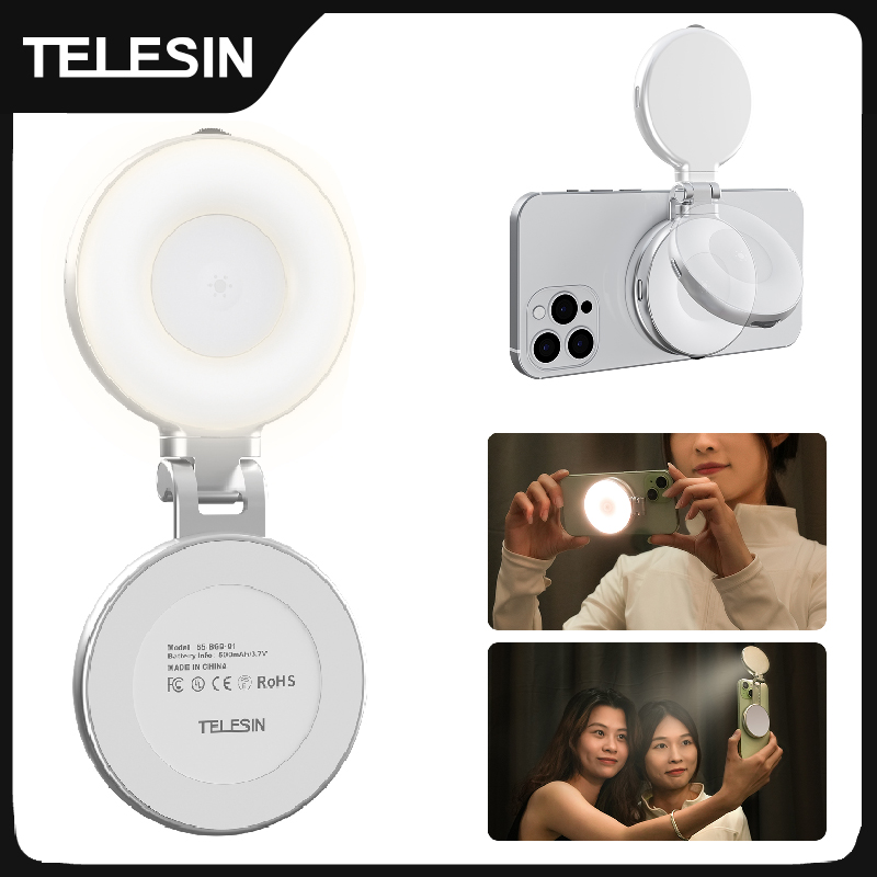 TELESIN Smartphone Magnetisch  - Webcam Ring Light recensie en prijs